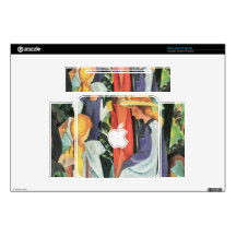 Four girls by August Macke Mac Mini Decal