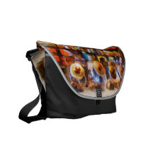 Four Glass Candy Jars Courier Bag