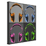 Four Graphic Headphones canvas prints by ElectricPopSpot Four Graphic Headphones canvas prints