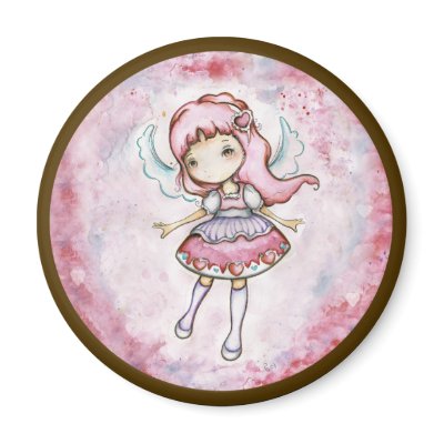 four hearts fridge magnet by valarie79