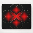 Four Hearts Mousepad by thehatch Four Hearts Mousepad