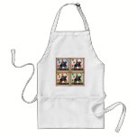 Four Hussar Horsemen Eastern European Folk Art aprons
