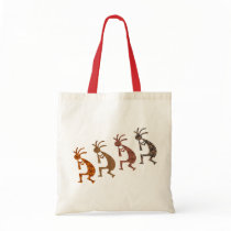 Four Kokopelli bags