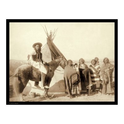 Four Lakota Indian Women in front of Tipi SD 1891 Posters by lc_grabill
