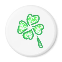 Four_Leaf_Clover_04 Refrigerator Magnets