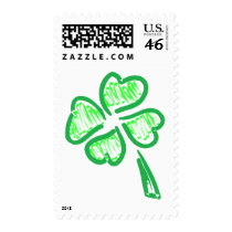 Four_Leaf_Clover_04 Postage Stamp