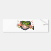Four Leaf Clover Bumper Sticker