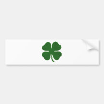 four leaf clover bumper stickers