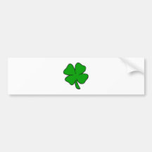 Four Leaf Clover Bumper Stickers