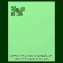 Four Leaf Clover Custom St. Patrick's Day Flyer flyers