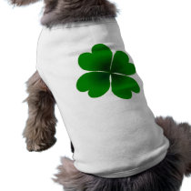 four-leaf clover pet shirt