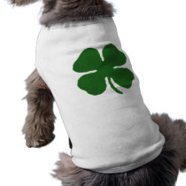 four leaf clover doggie t shirt