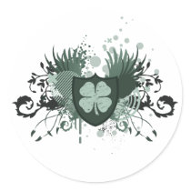 four leaf clover : hi-fi : stickers by asyrum four leaf clover : hi-fi : stickers