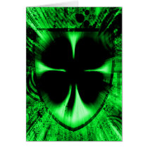 four leaf clover. light burst. cards