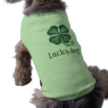 Four Leaf Clover Lucky Dog Shirt