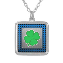 Four Leaf Clover; metal-look Necklaces