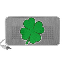Four Leaf Clover; metal-look Speaker System