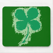 FOUR LEAF CLOVER MOUSE PADS