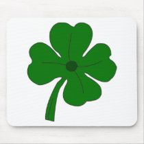 Four Leaf Clover Mouse Mat