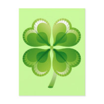 FOUR LEAF CLOVER POSTCARD