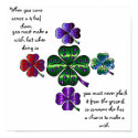 Four leaf clover poster posters by jenjens Four leaf clover poster posters