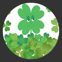 Four-Leaf Clover stickers