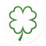 Four Leaf Clover stickers