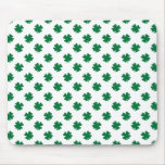 Four leaf clovers in green mousepads