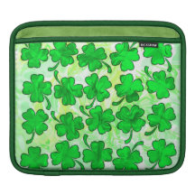 FOUR LEAF CLOVERS iPad Sleeve