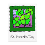 Four Leaf Clovers Post Card
