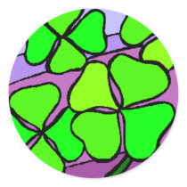Four Leaf Clovers stickers by myhome71 Four Leaf Clovers stickers
