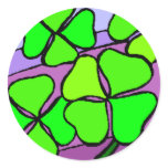 Four Leaf Clovers Stickers
