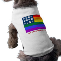 Four Legs and Proud Of It (white paws) pet clothing