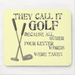 Four Letter Word Mouse Pads