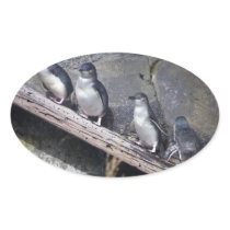 Four Little Penguins Sticker