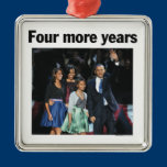 Four More Years Obama Christmas Ornament ornaments