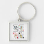 Four of a Kind Key Chains