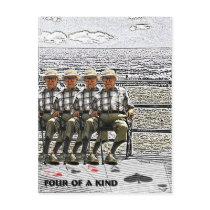 Four of a Kind postcards