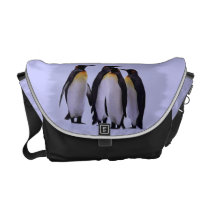 Four Penguins Rickshaw Messenger Bag
