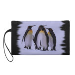 Four Penguins Wristlet Clutch