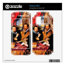 Four Philosophers by Paul Rubens Decals For Nokia N97