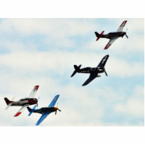 Four Planes Ons Sky photo sculptures