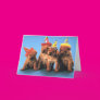 Four Puppies Birthday Card