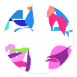 Four stickers