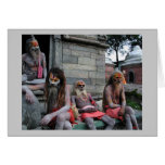 Four Sadhus Card