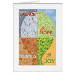 Four Seasons Greeting Card cards