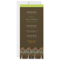 Four Seasons Trees Dinner Party Custom Invitation by fat_fa_tin Four Seasons Trees Dinner Party Custom Invitation