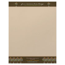 Four Seasons Trees on Brown Business Letterhead by fat_fa_tin Four Seasons Trees on Brown Business Letterhead