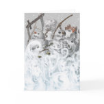 Four Snowmen of the Apocalypse Card Four Snowmen of the Apocalypse Card