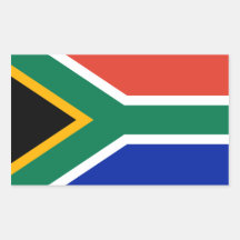 FOUR South Africa National Flag Stickers